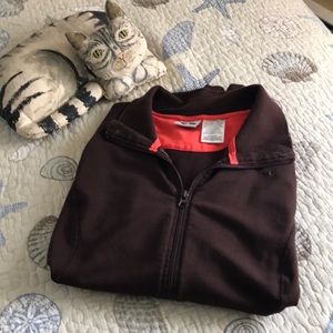 Athletic Works Chocolate Zip Up Sweatshirt